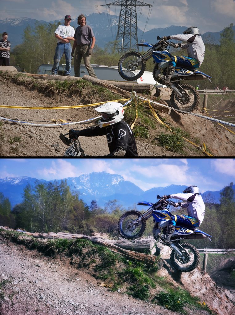 künstliche Intelligenz, retusche, motocross